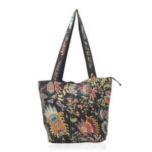 Floral pattern beach tote